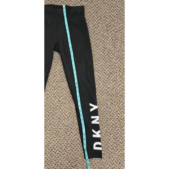 DKNY Sports Leggings 'Black' White Logo (Women's S) - Picture 6 of 12